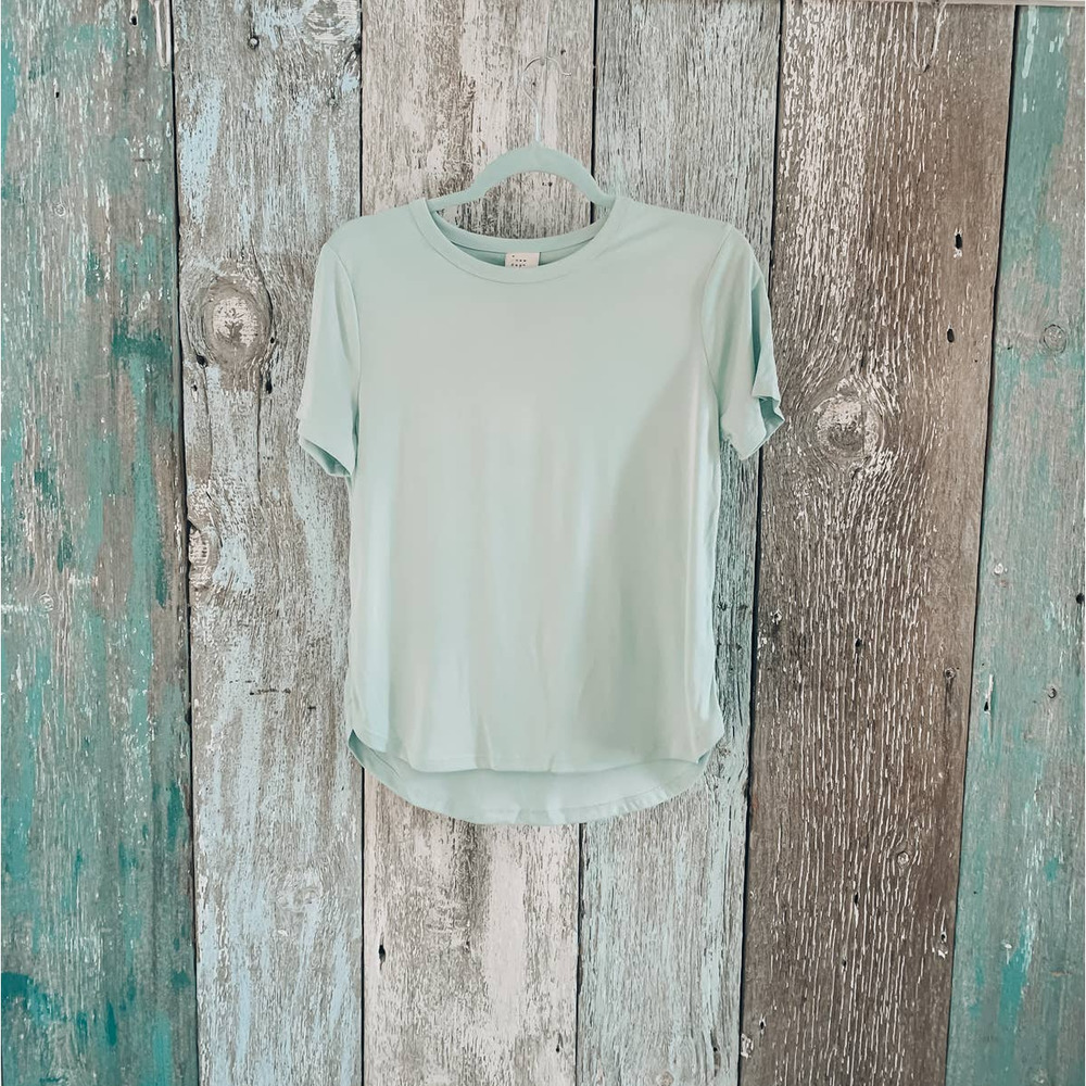 A New Day Crew Neck T-Shirt Blue Small